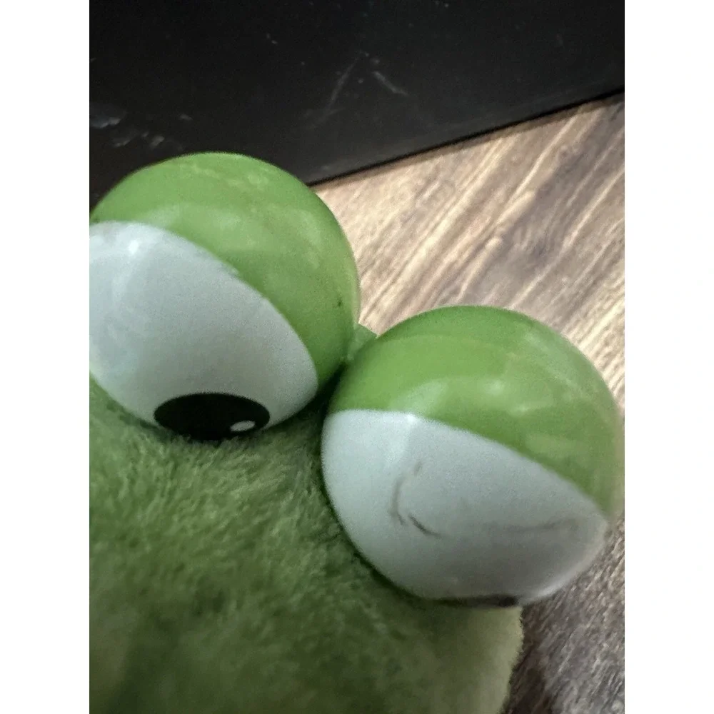 VGUC- Vintage-1988 Alligator Crocodile Plush Green Pink Baby‎ Applause